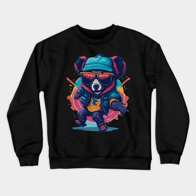 Dancing Panda Crewneck Sweatshirt by JayDs Shop